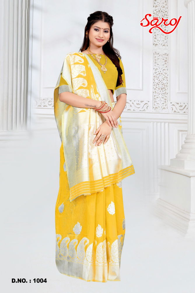 Madhuvanti Vol 1 By Saroj Cotton Saree Catalog